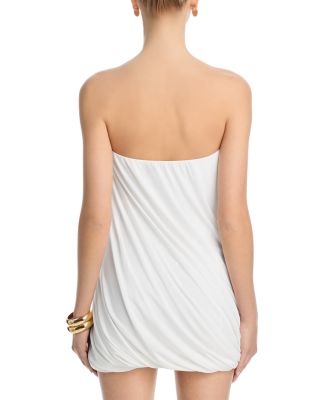 Strapless Twist Mini Dress