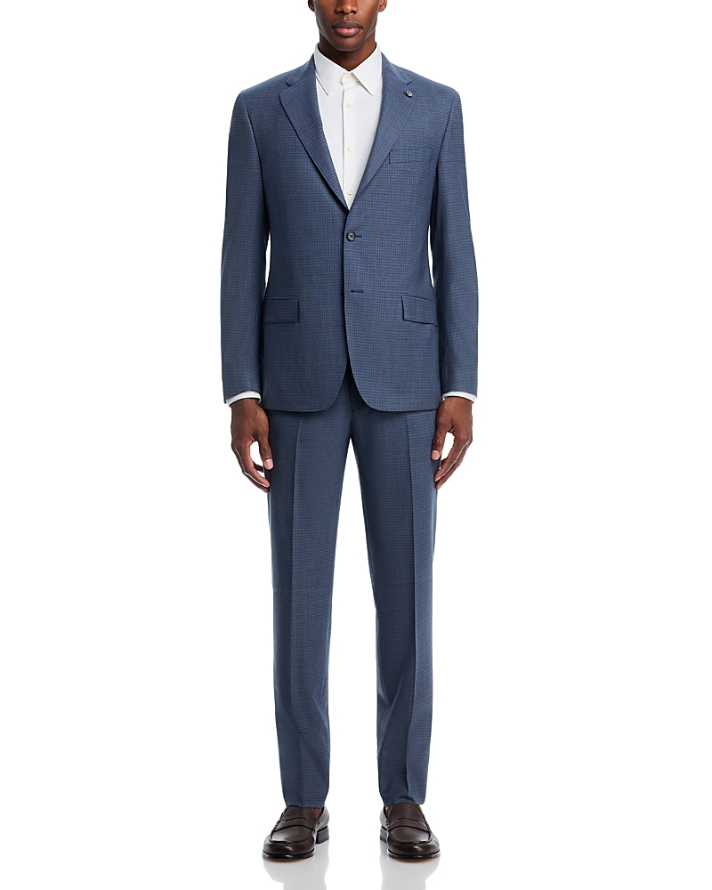 Hart Schaffner Marx Classic Fit Tonal Plaid Loro Piana Suit