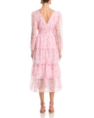 Amanda Tiered Ruffled Chiffon Dress