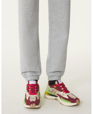  Unisex JLA Sneakers in Mesh and Metallic Leather