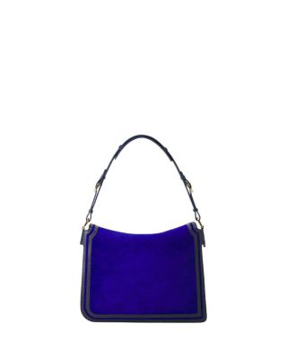  Compagnon Medium Asymmetrical Bag in Suede