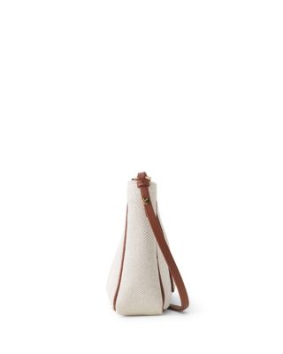  Compagnon Small Zipped Sholder Bag In Canvas