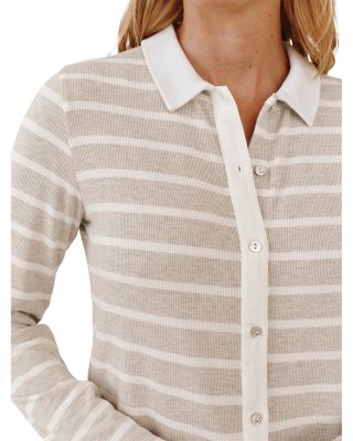Contrast Placket Button Down Shirt