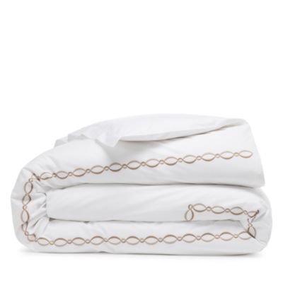 Brando Embroidered Percale Duvet Cover, King - Exclusive
