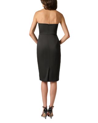 Stretch Mikado Midi Dress