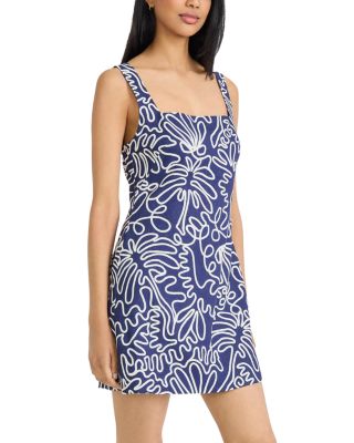 Square Neck Mini Dress