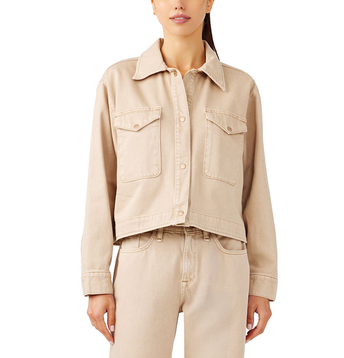 Triarchy Carla Cropped Jean Jacket