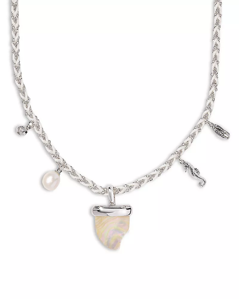 Kendra Scott Oleana Seahorse Charm Necklace, 18