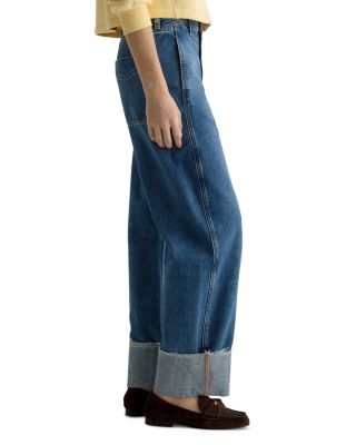 Mercer High Rise Cuffed Barrel Jeans in 11 Years Enrich