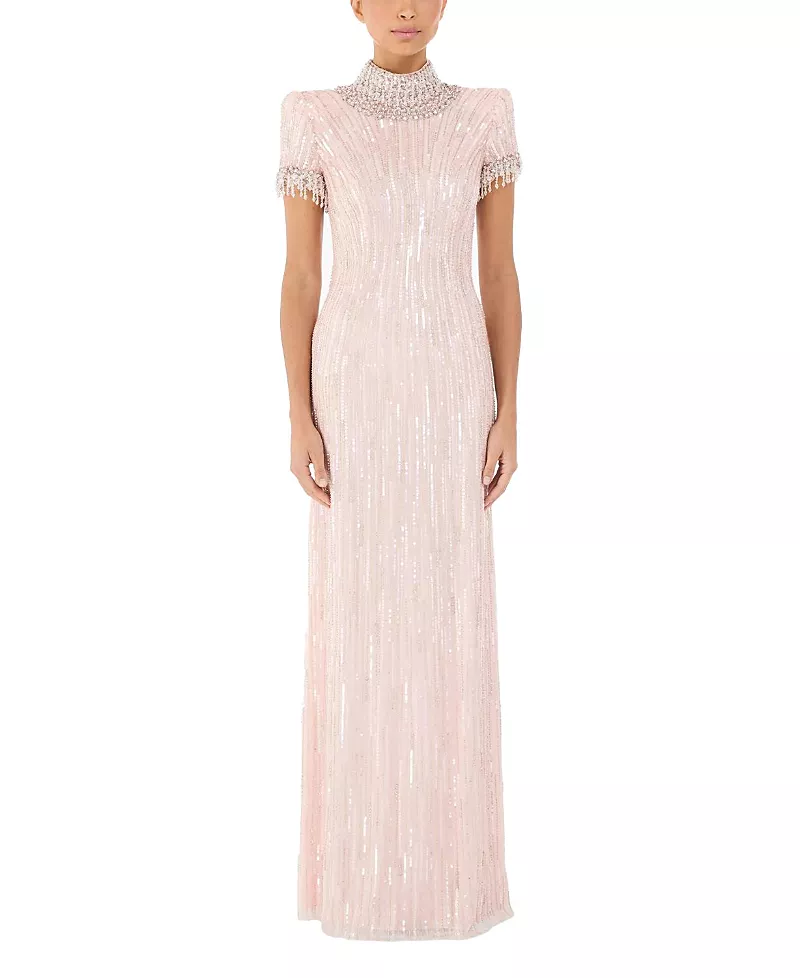 Jenny Packham Madeleine Beaded Maxi Dress