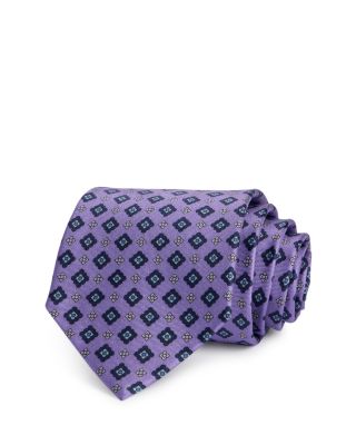 Silk Classic Geometric Floral Tie - Exclusive