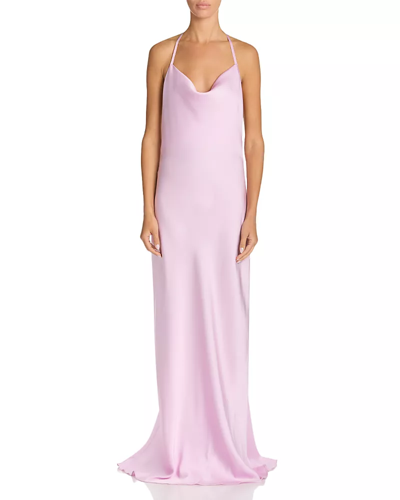 Stella McCartney Envers Satin Slip Dress