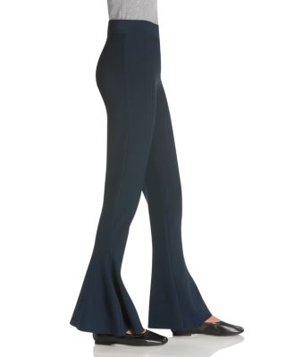 Silk Flare Hem Pants