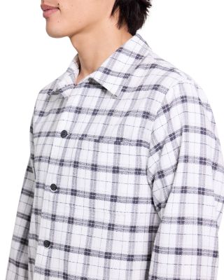 Plaid Button Down Overshirt 