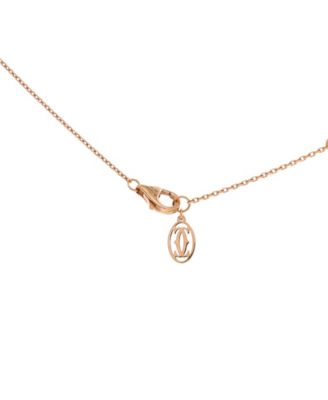  XS Cartier D'Amour Pendant Necklace 18K Rose Gold with Diamond, 16.25"