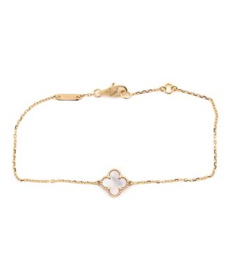  Sweet Alhambra Bracelet 18K Gold and Mother of Pearl