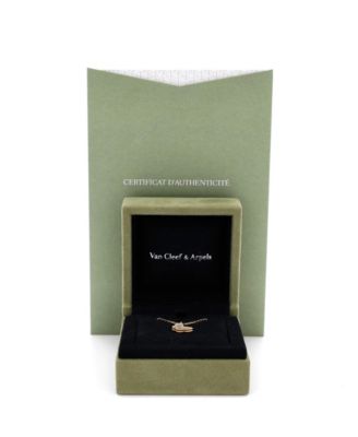  Sweet Alhambra Butterfly Pendant Necklace 18K Gold and Mother of Pearl, 15.75"