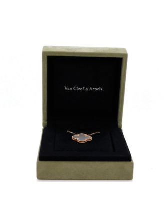  Ginza Edition Magic Alhambra Pendant Necklace 18K Rose Gold and Mother of Pearl, 16.25"