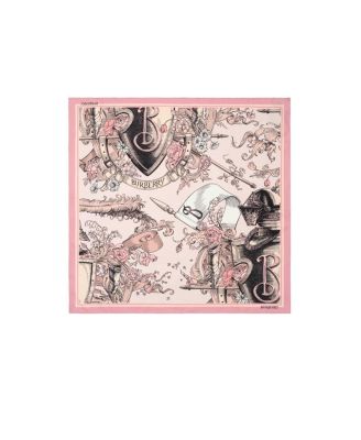 Etched Knight Silk Scarf