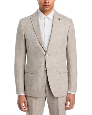 M&eacute;lange Linen Suit Jacket