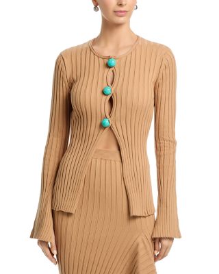 Ribbed Cardigan
