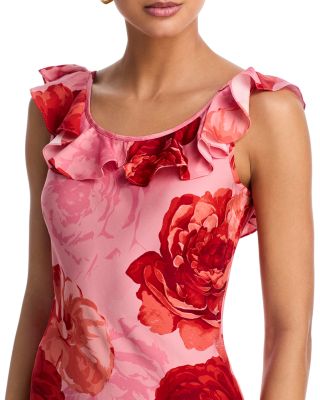 Scarlett Ruffle Neck Dress