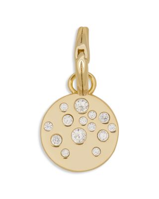 Charms Pav&eacute; Sparkle Disc Charm