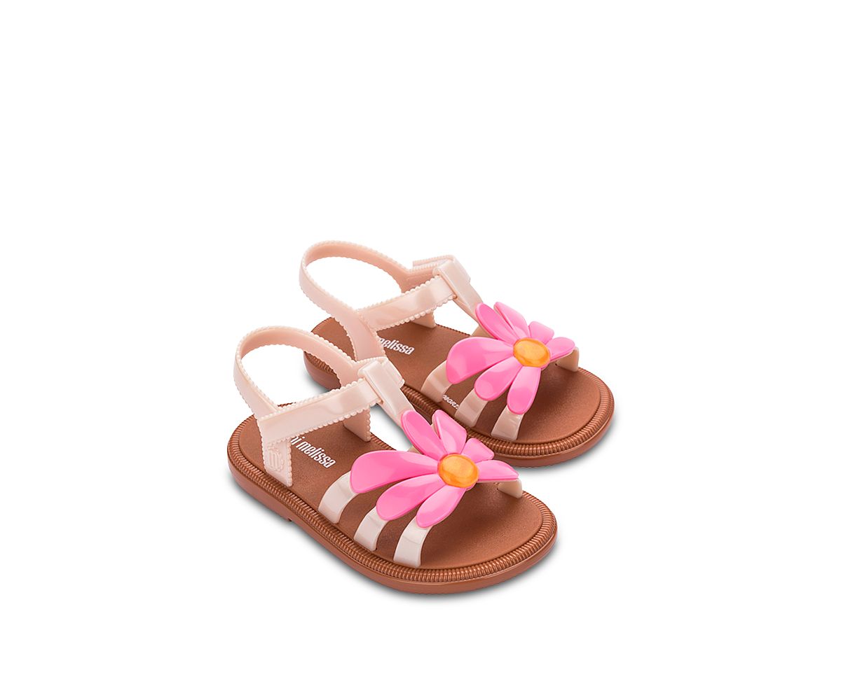 Mini Melissa Girls' Hip Bloomy Sandals - Toddler