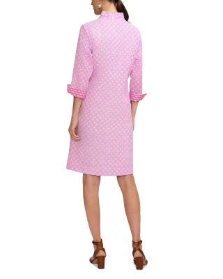 Tammy Geo Lattice Print Dress