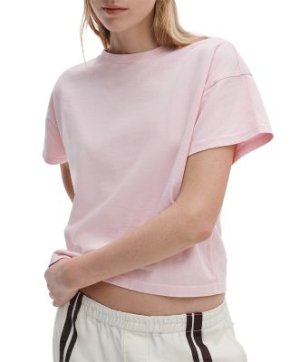 Distressed Washed Kelly Boxy Tee