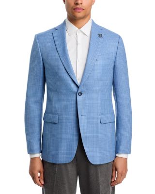 Slim Fit Tonal Plaid Sport Coat