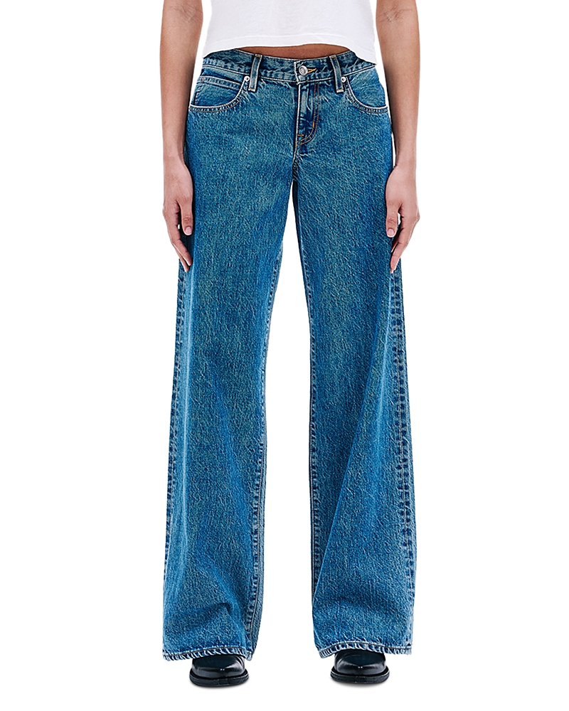Slvrlake Lexi Low Rise Relaxed Wide Leg Jeans in Satisfaction
