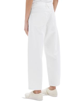 Jamie High Rise Curve Ankle Jeans in White