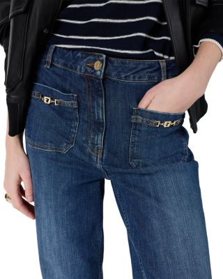Arlina Mid Rise Jeans in Blue