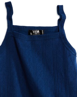 Girls' Cutaway Pointelle Tank Top, Little Kid, Big Kid - Exclusive 