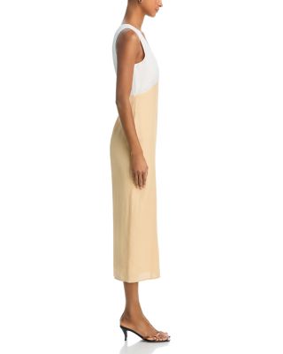 Cooper Linen V Neck Midi Dress