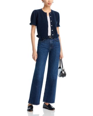 Lora Ruffle Trim Top