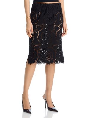 Pull On Midi Pencil Skirt