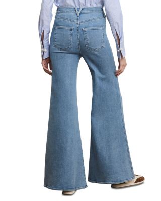Jesse High Rise Ultra Flare Leg Jeans in Big Splash