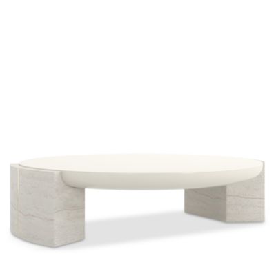 Overlap Round Cocktail Table, Light