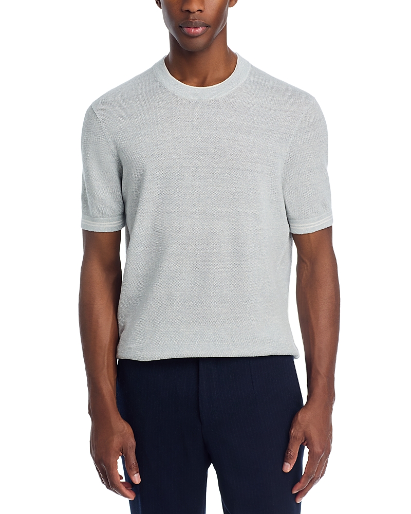 The Men's Store At Bloomingdale's Pique Double Crewneck Sweater T-Shirt · XX Large