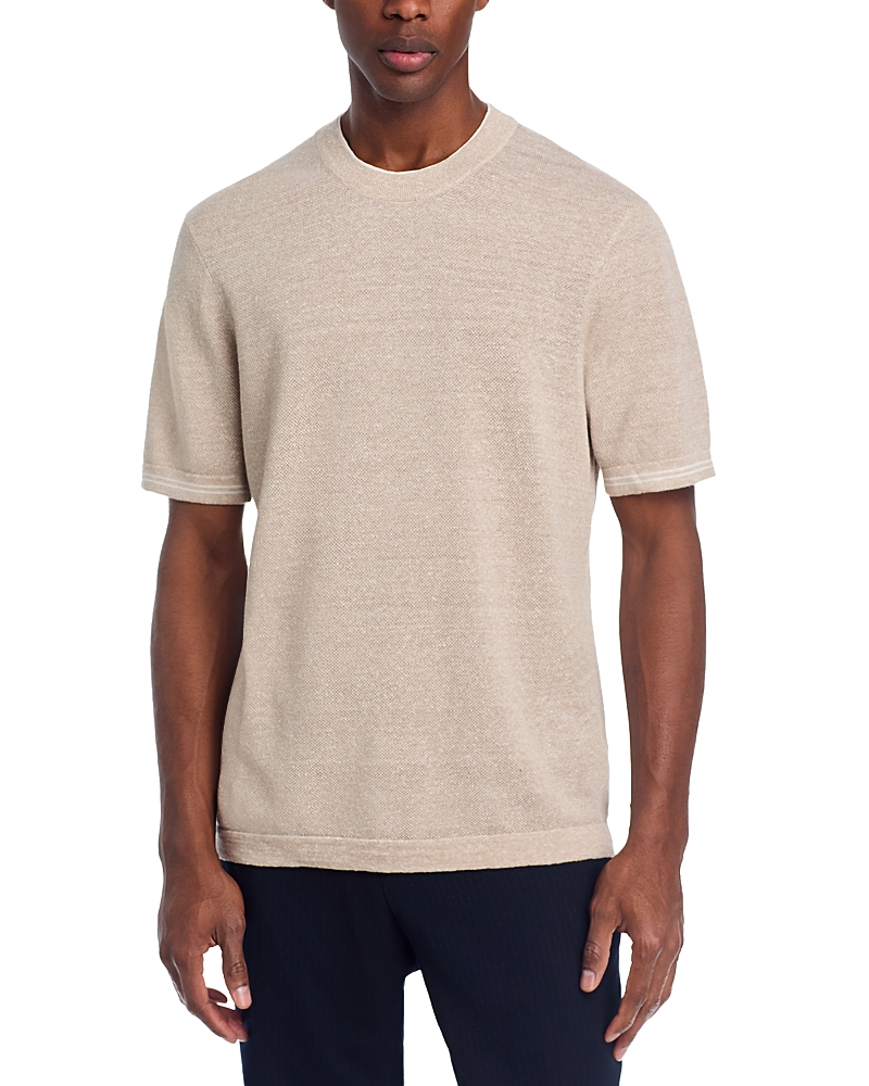 The Men's Store at Bloomingdale's Pique Double Crewneck Sweater T-Shirt