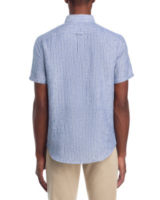 Linen Banker Stripe Shirt