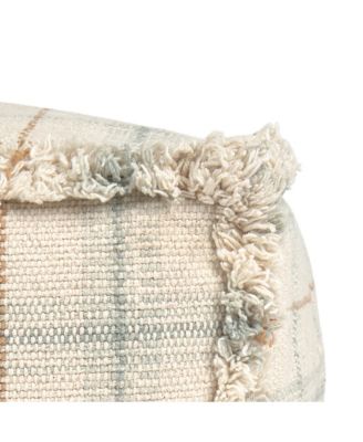 Tartan Handloom Pouf