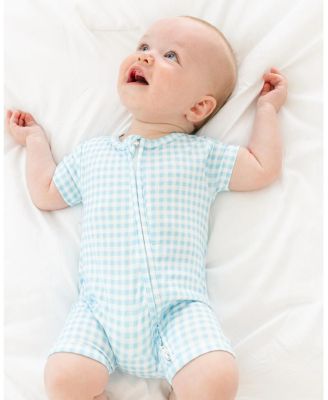  Boys' Harbor Gingham Bamboo Sleeper - Baby