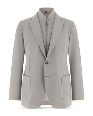 Wool Sweatshirt Jacket