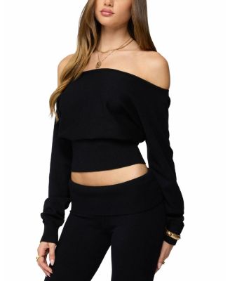 Skyla Off Shoulder Knit Sweater