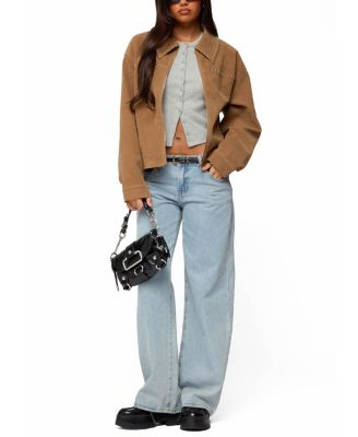 Memphis Studded Faux Suede Jacket