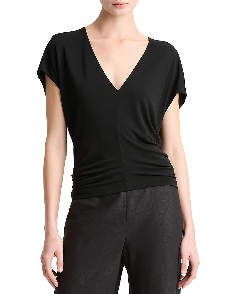 Vince Flutter Sleeve V Neck Top