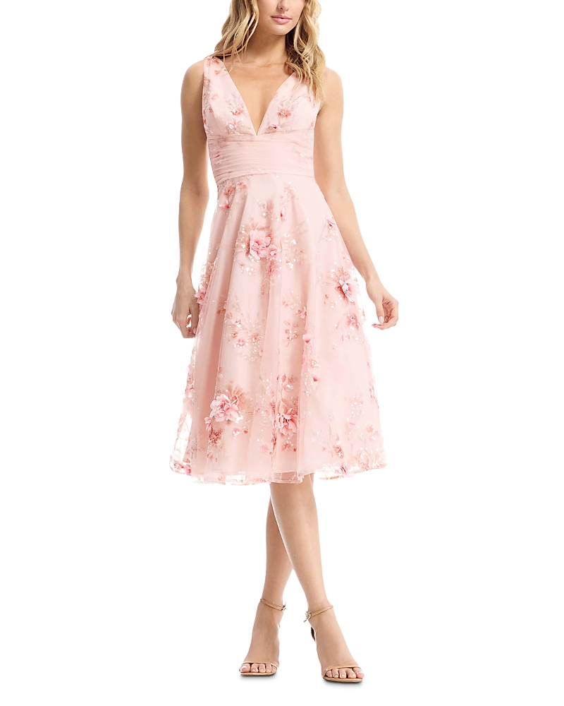 Dress the Population Posie Embellished Midi Dress